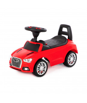 Автомобиль-каталка Полесье SuperCar №2 Audi со звуковым сигналом красная (в коробке)