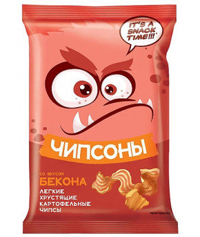 Чипсы Чипсоны со вкусом бекона 40г