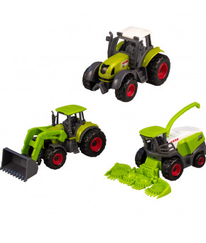 Модель сельхозтехники Qunxing Toys FarmSet металлическая (набор)