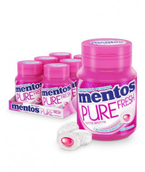 Жевательная резинка Mentos Pure Fresh Тутти-Фрутти 54г