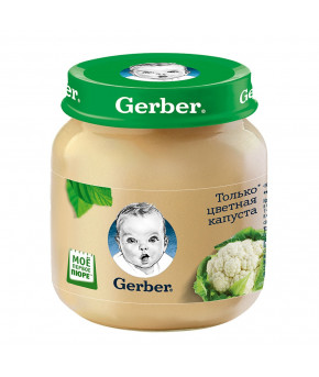 Пюре Gerber цветная капуста 125г