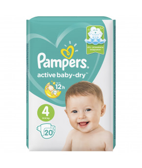 Подгузники Pampers Active Baby 4 (8-14кг) 70шт