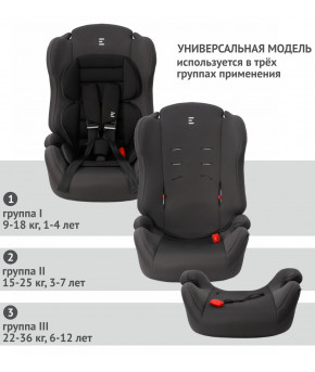 Автокресло KS 545 Lux серый (9-36кг)