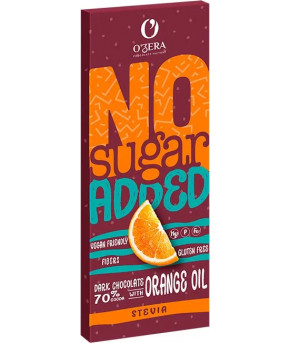 Шоколад горький O`Zera Dark&Orange No sugar added без сахара 90г