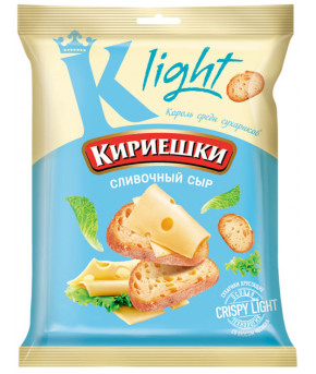 Сухарики Кириешки Light со вкусом сливочного сыра 33г