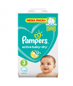 Подгузники Pampers Active Baby 3 (6-10кг) 124шт