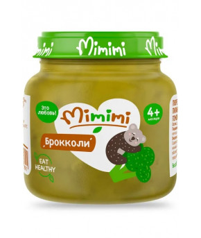 Пюре MiMiMi брокколи 80г