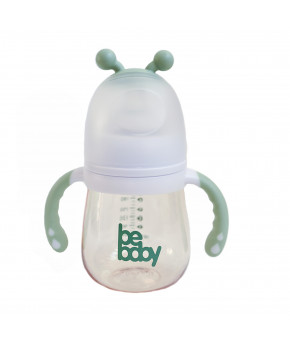 Бутылочка Be Baby Anti-colic стеклянная с ручками 240мл 3+