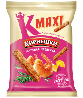 Сухарики Кириешки Maxi со вкусом жаренной креветки 60г