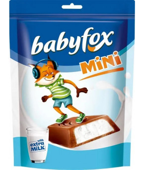 Конфеты Babyfox mini с молочной начинкой 120г