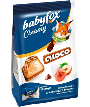 Конфеты Babyfox Creamy Choco вафельные 100г