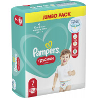 Подгузники-трусики Pampers Pants 7 (17>кг) 34шт